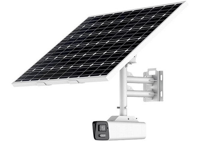 Autarke Videokamera mit Solarpaneel